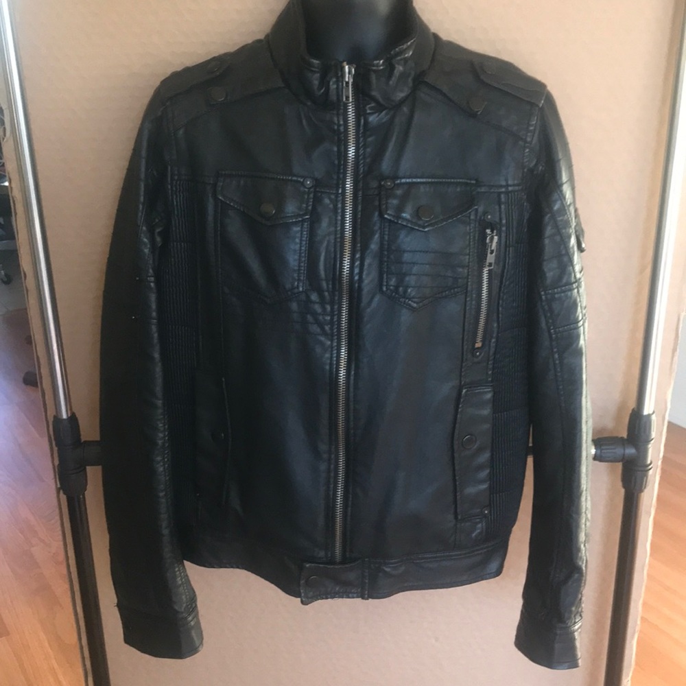 PROJEKRAW M/M Faux Leather Jacket